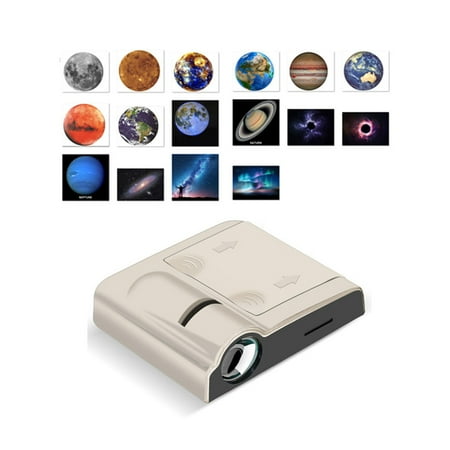 

Projection Lamp Background Party Indoor Ceiling Projector Light Household Battery Operated Projecting Shooting Lighting Prop Beige Type 1