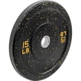 thumbnail image 3 of Par Discos Bumper Olímpicos 15lb C/u 2pz Profesional Negro Centurfit, 3 of 7