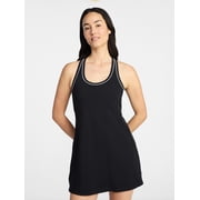 Women's Piped Trim Active Dress, Sizes XS-4X