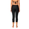 thumbnail image 3 of Sociala Women's High Waisted Swim Bottoms Capris Legging Sport Swimming Pants with Pockets, 3 of 7