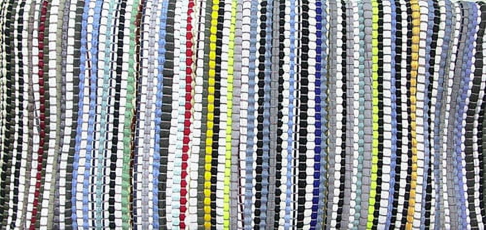 Mainstays 24 in x 40 in Multicolor Rag Rug