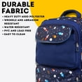 thumbnail image 4 of J World Boys Sprout Kids 15" Backpack with Pencil Case for School, Spaceship, 4 of 8