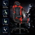 thumbnail image 4 of FDW Office Chair Ergonomic High, Footrest Lumbar Support and Headrest, Red, 4 of 7