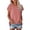 A-Pink585, variant on XIAONU Womens Solid Curved Hem Tee Short Sleeves Crewneck Pullover Top Soft Casual Weekend Tees