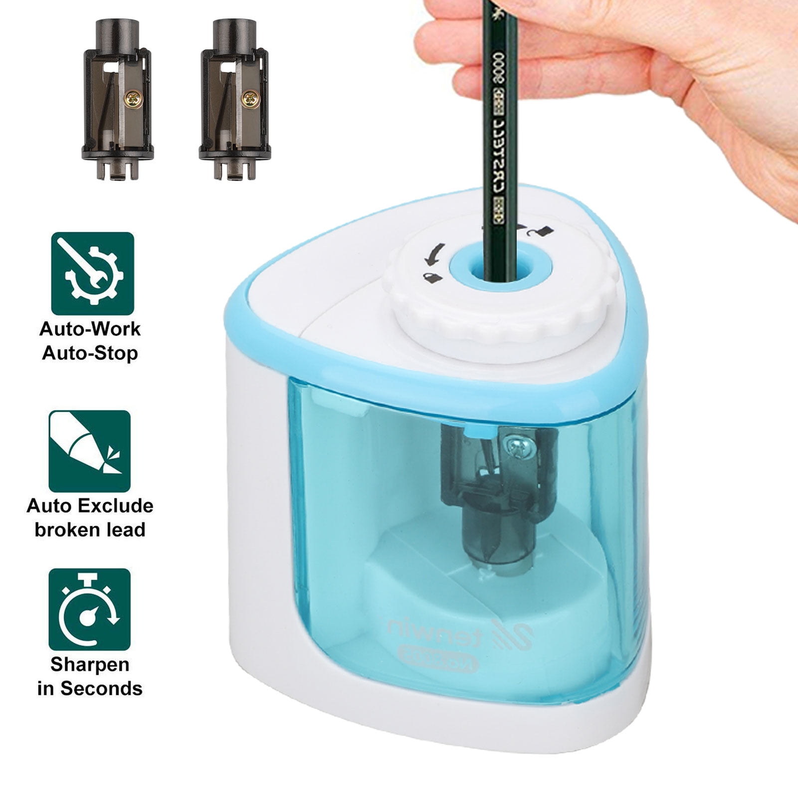 Electric Pencil Sharpener, Automatic Feature and Best Heavy Duty Helical Blade Sharpeners for