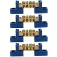 thumbnail image 1 of 4 Pcs Barres de Mise à la Terre en Cuivre avec Positions Terminales, 1 of 9