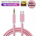 thumbnail image 2 of GUANGHONG . "Nylon Braided LeTV Car Audio : Type C To 3.5mm Headphone Adapter for Android Sound Quality & Design!", 2 of 6