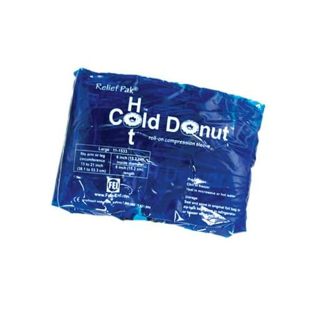 Relief Pak® Donut® Compression Sleeve large (for 15" - 21" circumference), dozen