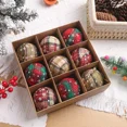 thumbnail image 3 of 8cm Inlaid Crystal Large Christmas Ball Creative Christmas Tree Hanging Ornaments Holiday Hanging Decorations, 3 of 5