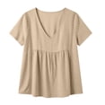 thumbnail image 6 of Women Oversized T Shirts Short Sleeve Summer Casual Loose Tops Basic Tee Trendy Boluse, 6 of 6