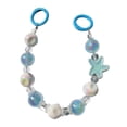 thumbnail image 1 of Llavero con dije para teléfono, llavero de coche, correa para la muñeca, decoración para bolso, dijes para bolso para mujer, recuerdos de fiesta, boda Azul, 1 of 8