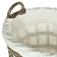 thumbnail image 5 of Safavieh Adisa Nautical Wicker Storage Hamper - Two In One, 5 of 7