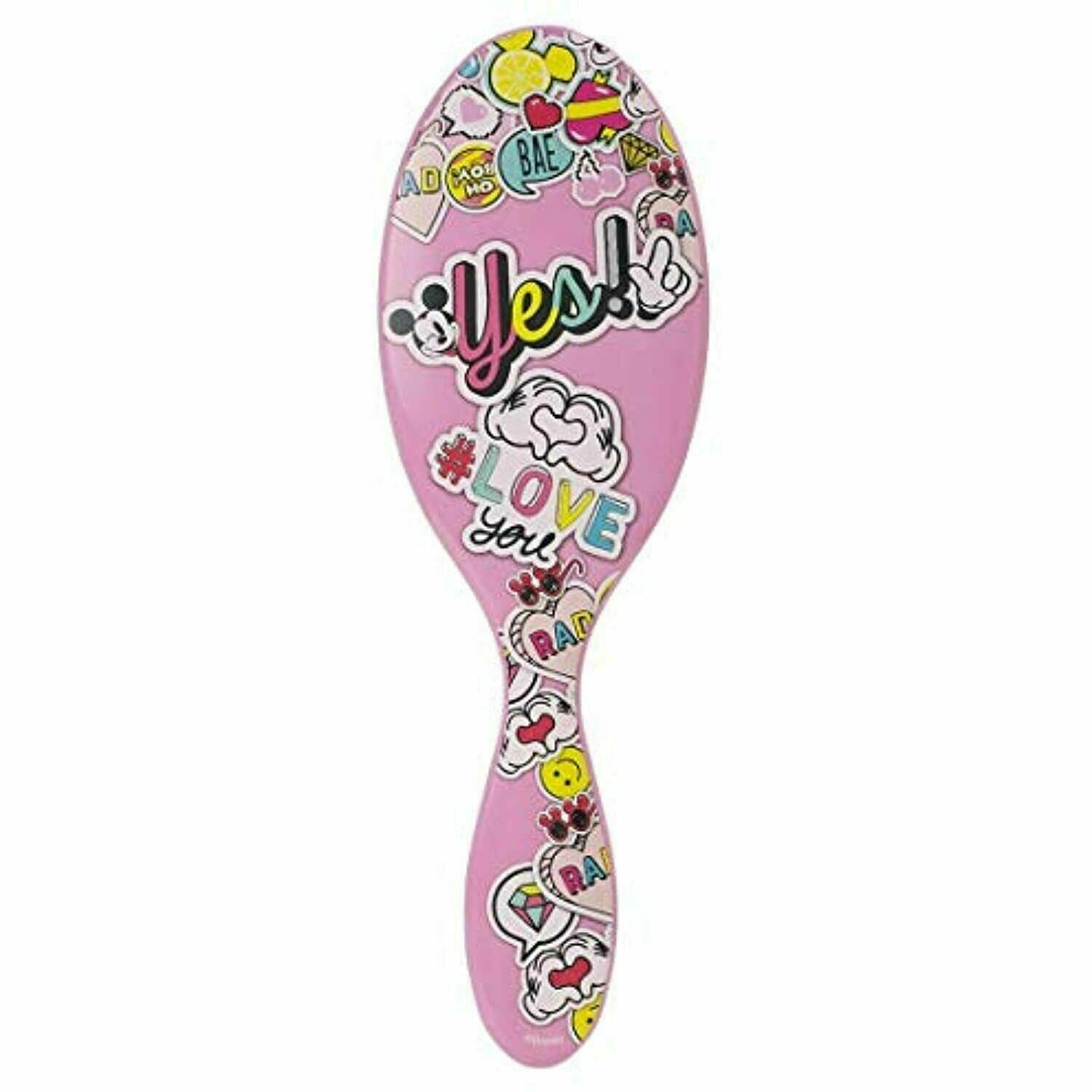Wet Brush Original Detangler Disney Classic Brush - Peace Love Pink for Unisex - 1 Pc