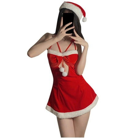 PuPy Christmas Deals Lingerie Gifts Lingerie for Women Plus Size Open Crotch Sexy Bunny Lingerie for Women Lace Lingerie Bodysuit for Women Long Sleeve Clearance Clearance Deals