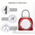 thumbnail image 4 of Fotbe Winter Christmas Snowflake Bolsa de Almuerzo con Estampado, Lonchera Aislada, Contenedor de Comida Reutilizable Tipo Cooler a Prueba de Fugas, 4 of 6