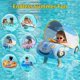 thumbnail image 3 of Asiento inflable de natación de animales para niños de 1 a 4 años (coche deportivo azul) Verano, 3 of 5