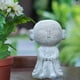 thumbnail image 4 of Pequeña es de Buda monje, manualidades de s chinas coleccionables Feng monje estatuilla para decoración de jardín de yoga al aire Calvo Soledad Estatua de Buda monje, 4 of 6