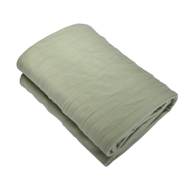 Green Electric Heated Blanket Queen Size 61.81X83.86 Inch Double Control Heating Pad With Auto Shut Off Machine Washable Soft Polyester For Bed Couch Winter Warmth Green