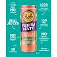 thumbnail image 4 of Babe Organic Yerba Mate Energy Drinks | 150mg Plant-Based Caffeine | Natural Yerba Mate Tea with No Crash, No Jitters (Peach & Mango Zero Sugar), 4 of 6