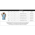 thumbnail image 4 of Gibobby Camiseta sin mangas con cuello cuadrado para mujer, informal, sin mangas, con dobladillo curvo plisado(Amarillo,M), 4 of 4
