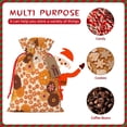 thumbnail image 6 of Fuzoiu Hippie Ditsy Floral Print Christmas Gift Bag,Burlap Gift Bag with Drawstring Closure & Hang Tag,Perfect for Holidays, Birthdays, and Special Occasions-Small, 6 of 6