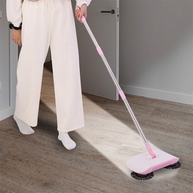 Wovilon 2-in-1 Hand Push Sweeper And Mop Vacuum Cleaner For