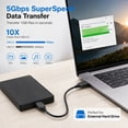 thumbnail image 6 of 1.6FT USB 3.0 A to Micro B Cable, 5Gbps High Speed Data Transfer Cord for External Hard Drive HDD SSD, Portable Hard Disk Box, DSLR Camera, Compatible with WD Seagate Toshiba Samsung External Drives, 6 of 8