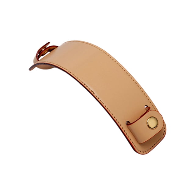 fastboy Leather Shoulder Strap Pad Wide Replacement Handbag brown Laptop Case dark Satchels for Khaki 23x4.6cm