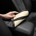 thumbnail image 4 of Xihbxyly La Mejor Oferta Almohadilla Apoyabrazos para Automóvil, Color Juego, Almohadilla Apoyabrazos de Cuero y Carbono, Suministros Generales para Interiores de Automóviles, Almohadilla de Protecci, 4 of 6