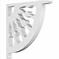 thumbnail image 3 of Ekena Millwork BKTP01X06X06CW Support de Roue de Wagon Classique - 0,62 x 6 x 6 Po., 3 of 4