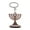 Bronze With keychain, variant on 12 Tribes of Israel Menorah Jewish 7 Branch Candle Holder Keychain Jerusalem Temple Religious for Church Bag Pendant