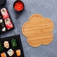 thumbnail image 4 of SHINYPASING 1Pc Yellow Wooden Pastry Board Food Holder Sturdy Tray for Storage and Serving, 4 of 6