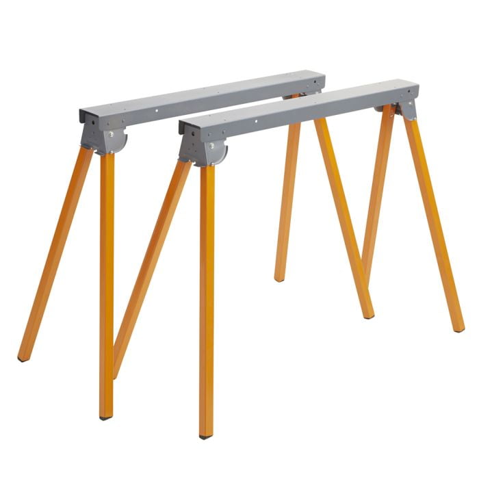 Details about   Folding Portable Steel Saw Horse Adjustable Heavy Duty 1000LB Sawhorse 2 Pack 