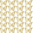 thumbnail image 6 of 1 Set 60Pcs Hollow Butterfly Charms Butterflies Charms Spring Insect Pendants for Jewelry Making Supplies DIY Craft diy Rose Gold, 6 of 9