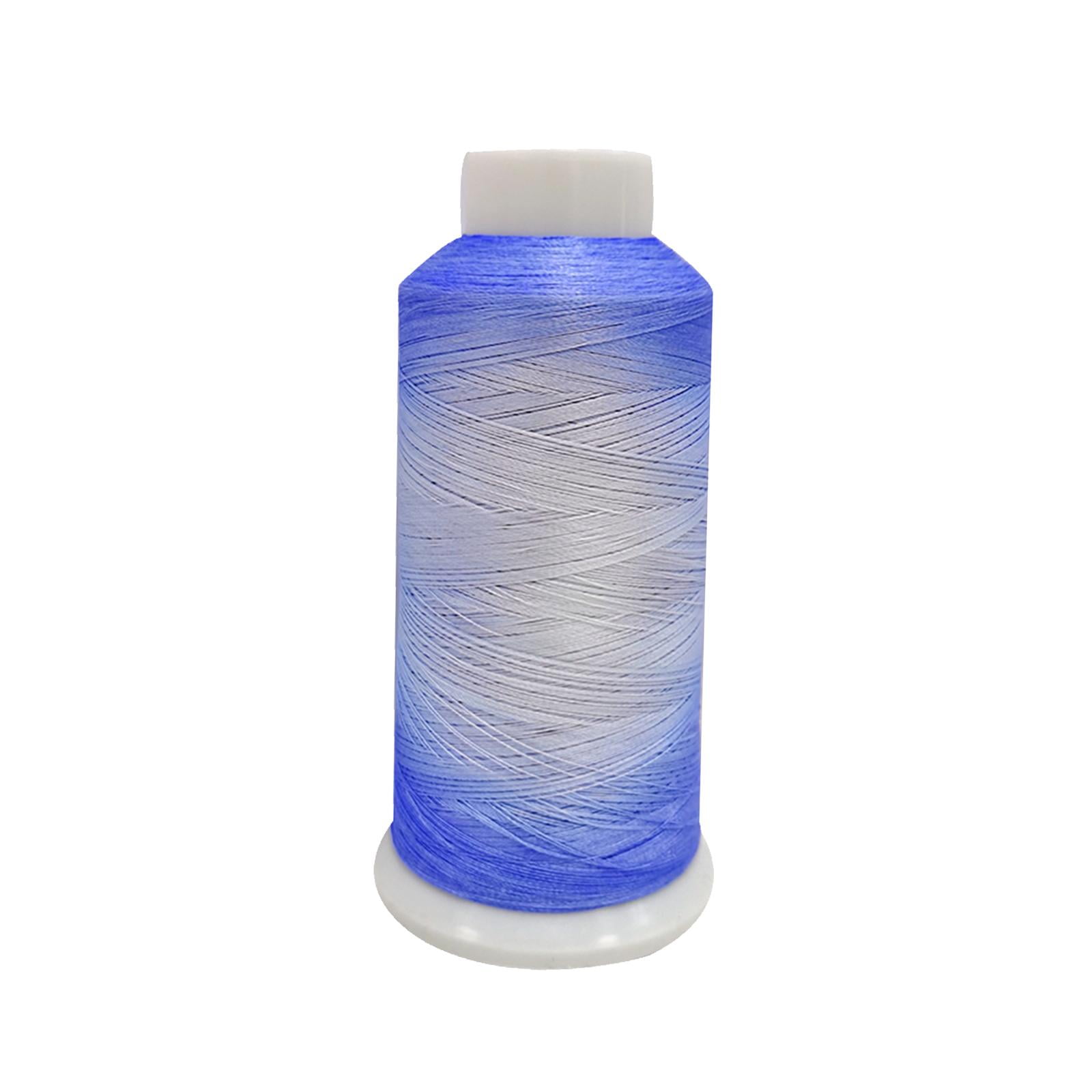Color Changing Thread, Embroidery, Sewing Thread, for Crochet Parties Shawl Scarf Raves Dark Blue