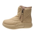 thumbnail image 2 of Bottes d'Hiver Doublées Chaudes Bottillons Courts Dames Mode Bottes Courtes Mode pour Randonnée Randonneuse Hiver 38 Kaki, 2 of 9