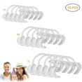 thumbnail image 2 of maskred 15 Pcs Cheek Lip Retractor Mouth Opener C-Shape 3 Sizes Mouth Expanders Transparent, 2 of 6
