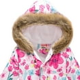 thumbnail image 2 of Veste Matelassée pour Enfants Garçons et Filles Imprimé Mode Dessin Animé Grand Garçon Long Col à Capuche Veste Matelassée, 2 of 5