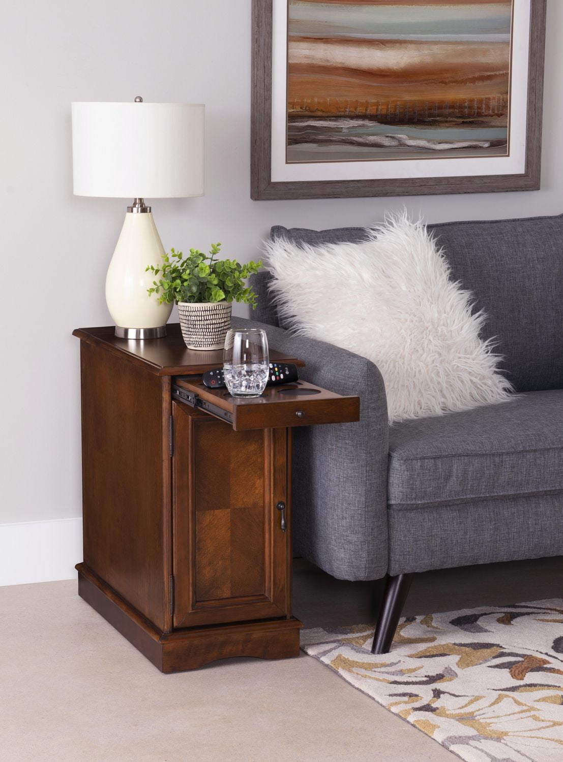 Ortiz Accent Table, Hazelnut