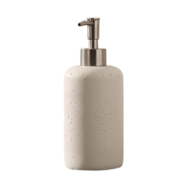 Dispensador de jabón, dispensador de jabón for baño, dispensador de jabón líquido for cocina con bomba de acero inoxidable plateada
