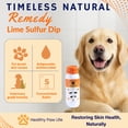 thumbnail image 4 of Lime Sulfur Dip – Concentrated Sulfur Solution for Itchy Skin, Mange, Ringworm  Dermatitis – Safe for Dogs, Cats, Puppies, Kittens, Horses, and Livestock, 4 of 10