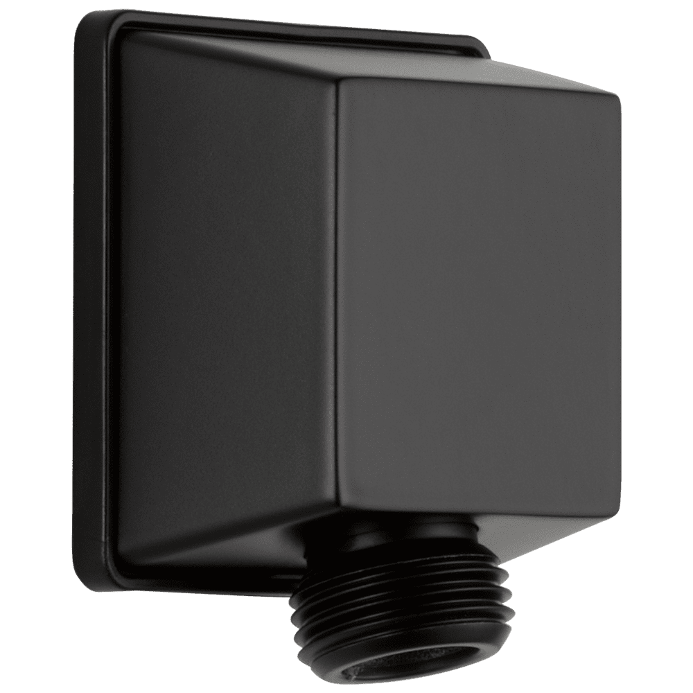Delta Square Wall Elbow for Hand Shower in Matte Black 50570BL