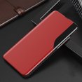 thumbnail image 2 of Case for iPhone 8 Plus / iPhone 7 Plus, Durable PU Leather Shockproof Mirror Window Flip Folio Phone Case with Magnetic Closure Kickstand Bracket Case for iPhone 8 Plus / iPhone 7 Plus,Red, 2 of 7