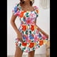 thumbnail image 5 of Vestido Bohemio Acampanado con Mangas Abullonadas y Volantes Fruncidos para Mujer XL, 5 of 10