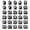 Black, variant on 30 Pcs Numbered Pencil Toppers 1-30, Reusable Black Tracking Labels for Teachers, Classroom Supply Stations and School Organization