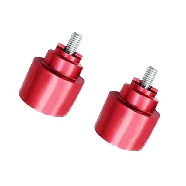 Extremos de manillar CNC Kenally para motocicleta empuñadura de aluminio para CBR 600 1000RR rojo