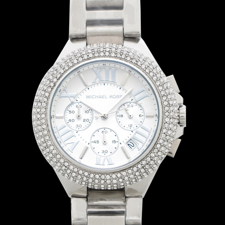 Michael Kors Camille Silver-Tone Chronograph Watch MK5634 Michael Kors MK5634 Camille Chronograph Women main image 2