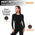 thumbnail image 3 of HEAD Women’s Thermal Underwear Set Insulated Shirt & Long Johns, Pink Extra Large 2-Pack, 3 of 7