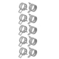 thumbnail image 1 of 10 Pcs 15mm Ressort Bande Type Action Tuyau de Carburant Basse Pression Pince à Air Blanc, 1 of 3