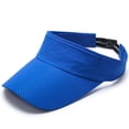 thumbnail image 4 of MANHUJI Workout Hats for Men Snapback Hats for Men Mens Womens Sun Visors with Sports Sun Visor Hats Cotton Sun Cap Hats Running Hat Men （Blue,One Size), 4 of 4